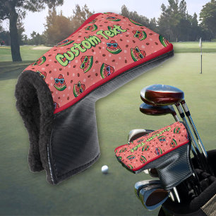 Couvre-club De Golf Watermelon Cartoon Motif Golf Head Cover