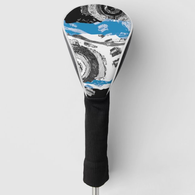Couvre-club De Golf Wave Mechanism – Custom Golf Head Cover (Driver,  (Devant)