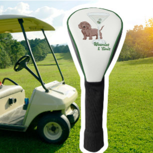Couvre-club De Golf Weenies & Martinis