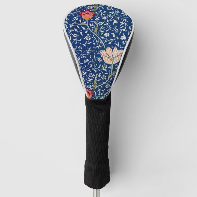 Couvre-club De Golf William Morris Medway Blue Flower Classic (Devant)