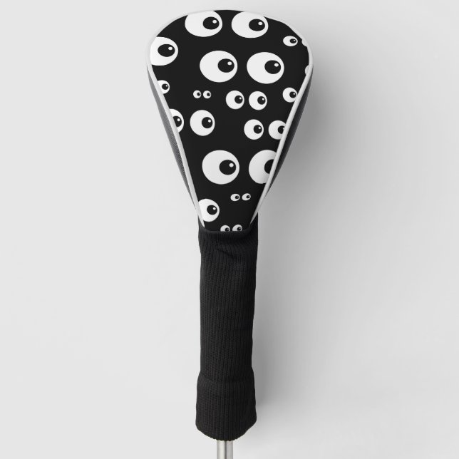 Couvre-club De Golf Yeux écarquillés (Devant)