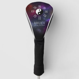 Couvre-club De Golf Yin Yang avec Symboles de trigramme Bagua I-Ching