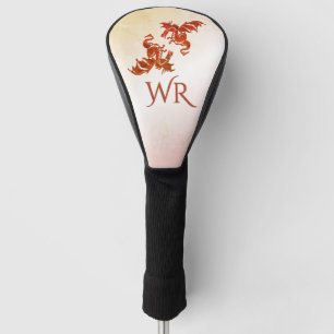 Couvre-club De Golf Yin Yang Dragons Monogrammé