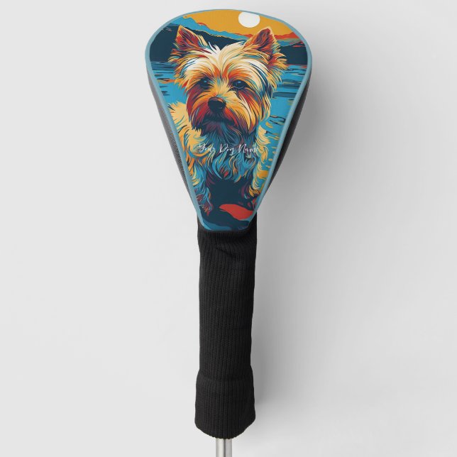 Couvre-club De Golf Yorkshire Terrier Dog 002 - Bruno Pokopen (Devant)