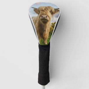 Couvre-club De Golf Young Highland Cow