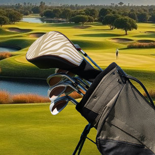 Couvre-club De Golf Zèbre - Beige-Imprimé