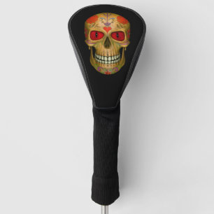 Couvre-club De Golf Zombie à sucre rouge