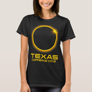 Cove Texas Tx Total Solar Eclipse 2024  T-Shirt