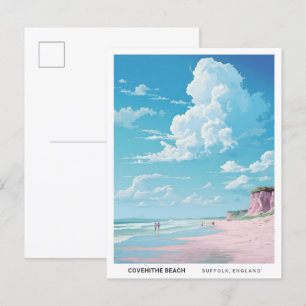 Covehithe Beach Suffolk England Vintage Travel  Postcard