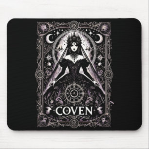 Coven gothic witch bachelorette party pagan wiccan mouse pad