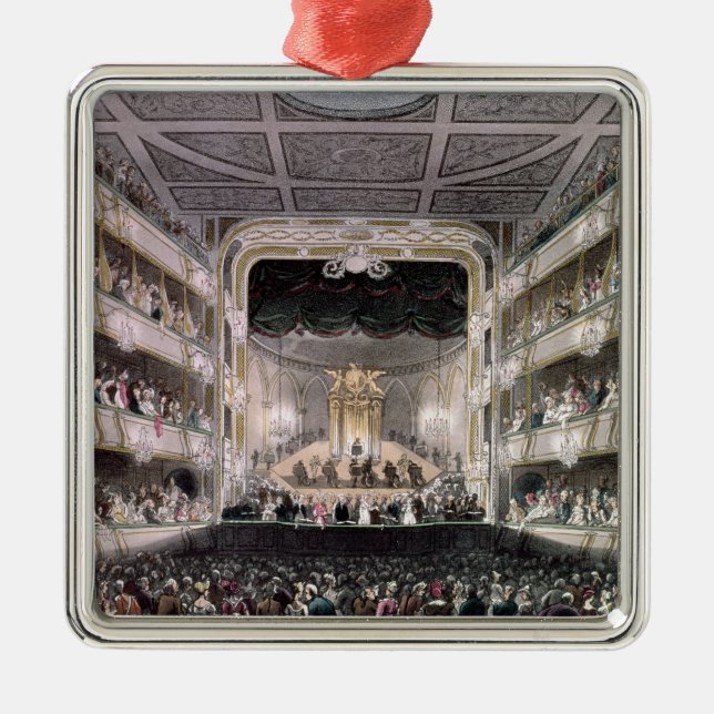 Covent Garden Theatre Metal Ornament (Front)