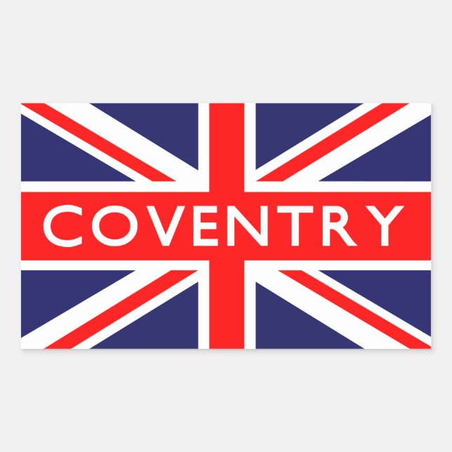 Coventry : British Flag Sticker (Front)