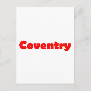 Coventry city of england postcard