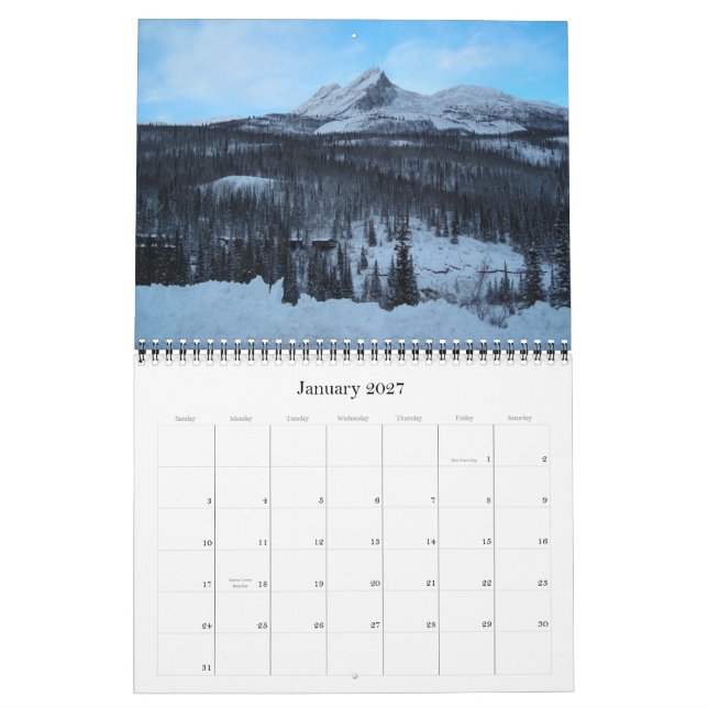 Cover, ALASKA 2007 Calendar (Jan 2027)