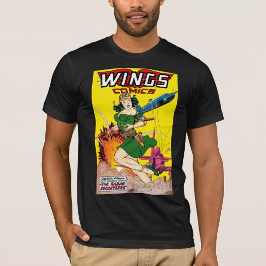 Cover Art: Issue Number 90 Wings Comics T-Shirt