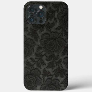 COVER FOR CELLULAR Black DESING floral income