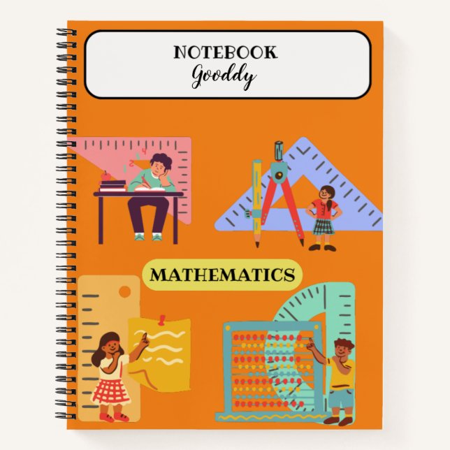 Cover For Mathematics  Notebook (Front)