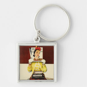 Cover Girl Keychain