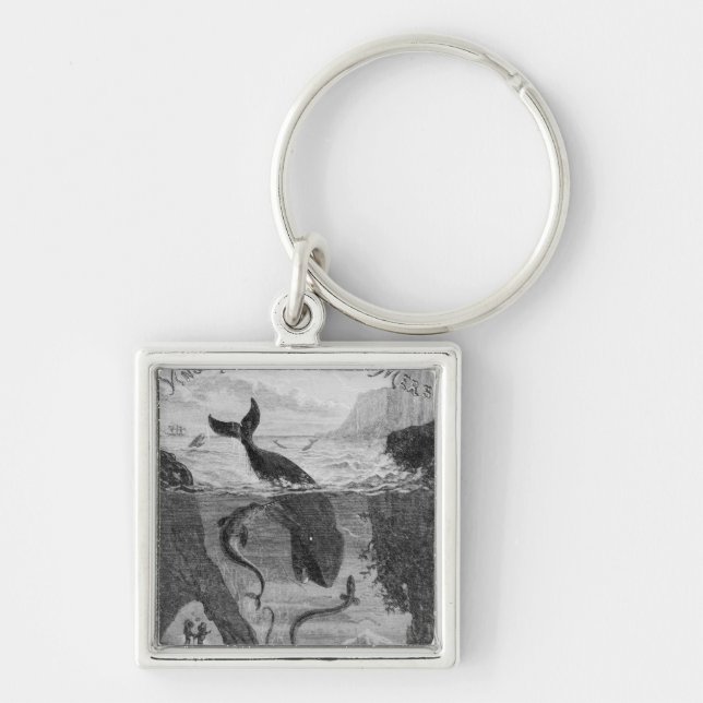 Cover Illustration '20,000 Leagues Under the Sea' Keychain (Front)