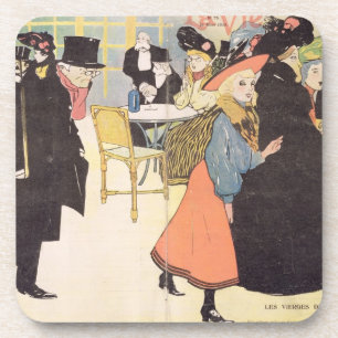 Cover illustration for 'La Vie en Rose', 1903 (col Coaster