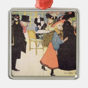 Cover illustration for 'La Vie en Rose', 1903 (col Metal Ornament