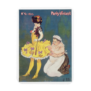 Cover of 'Paris-Vivant' Magazine, 1901 (colour lit Magnet