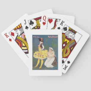 Cover of 'Paris-Vivant' Magazine, 1901 (colour lit Playing Cards