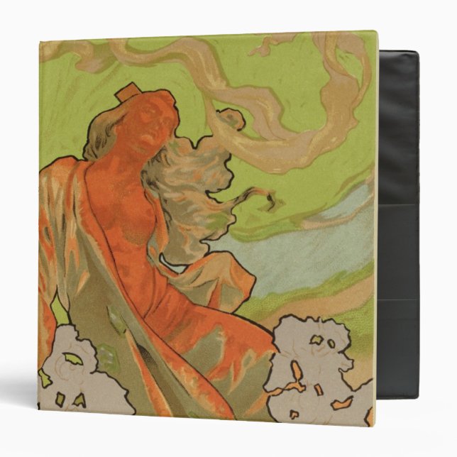 Cover of Score and Libretto of the opera 'Iris', 1 Binder (Front/Inside)