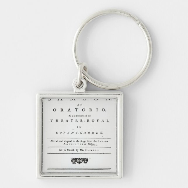 Cover of Sheet Music for Samson Keychain (Front)