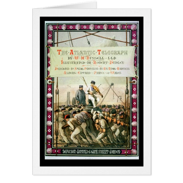 Cover of 'The Atlantic Telegraph' by William Howar (Front)