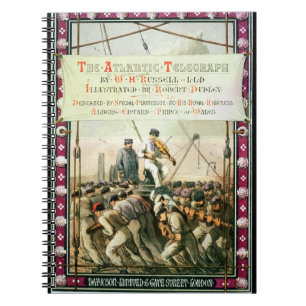 Cover of 'The Atlantic Telegraph' by William Howar Notebook