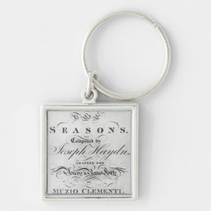 Cover of the score sheet of 'Seasons' Keychain