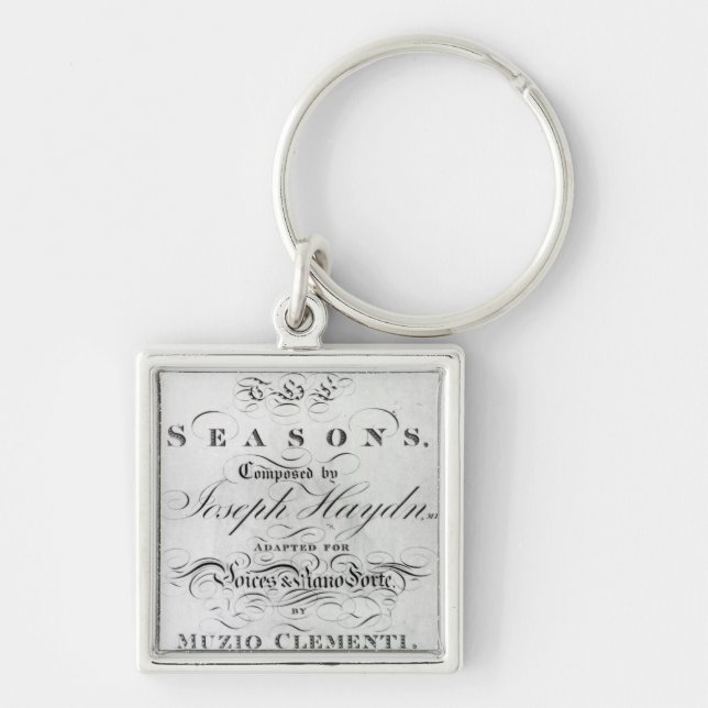 Cover of the score sheet of 'Seasons' Keychain (Front)