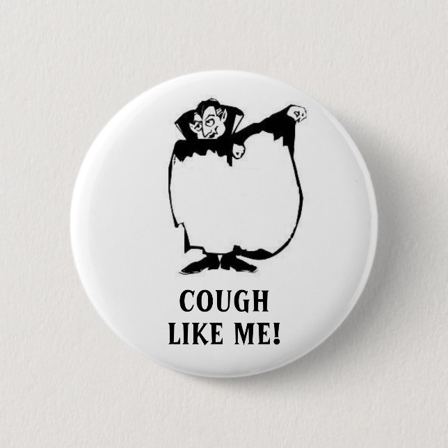 Cover Your Cough 2 Inch Round Button (Front)