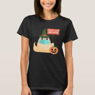 Cover Your Meowth  Halloween 2020 Witch Cat with M T-Shirt