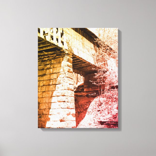 Covered Bridge Canvas Print (Front)
