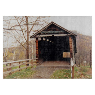 Covered Bridge Cutting Board