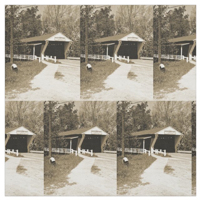 Covered Bridge Fabric (Swatch)