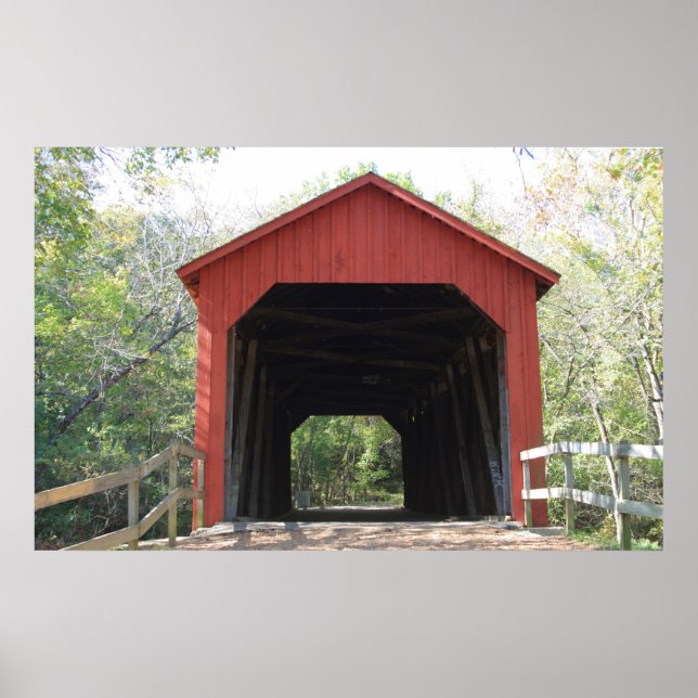 COVERED BRIDGE JEFFERSON Co Mo Poster (Front)