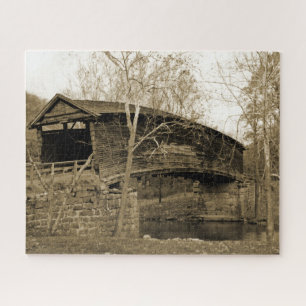 Covered Bridge Jigsaw Puzzle