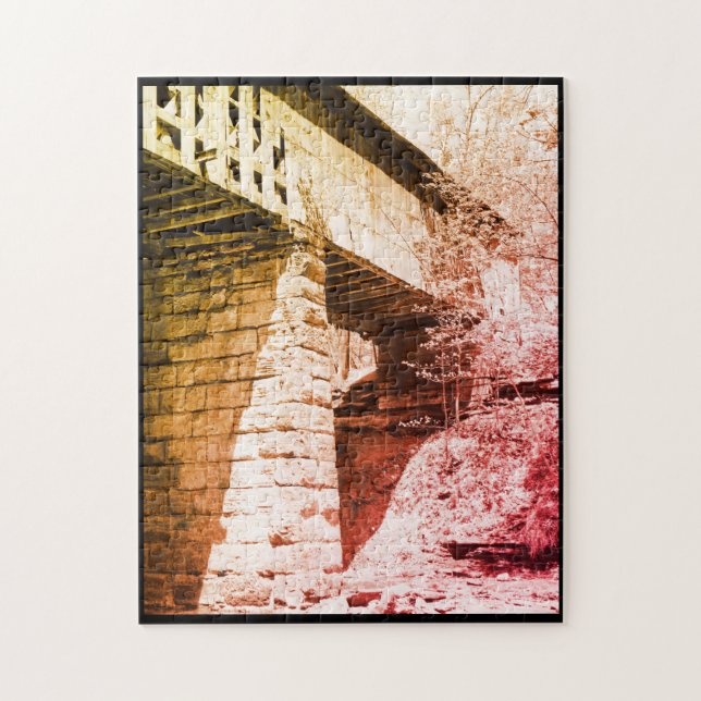 Covered Bridge  Jigsaw Puzzle (Vertical)