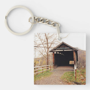 Covered Bridge Keychain
