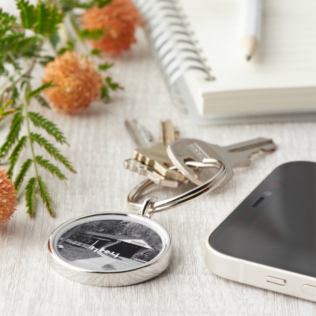 Covered Bridge Keychain (Side)