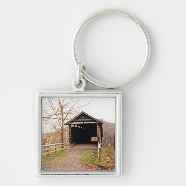 Covered Bridge Keychain (Front)
