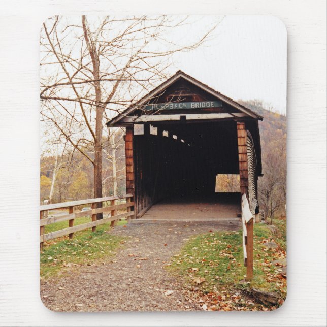 Covered Bridge Mouse Pad (Front)