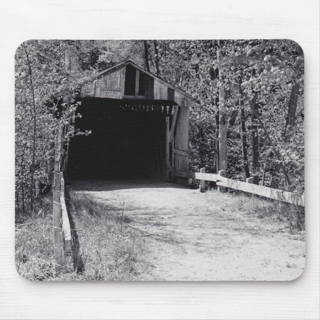 Covered Bridge Mouse Pad (Front)