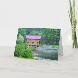 Covered Bridge Note Card