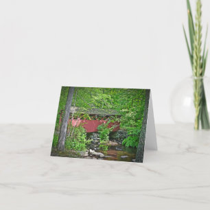 Covered Bridge Notecard