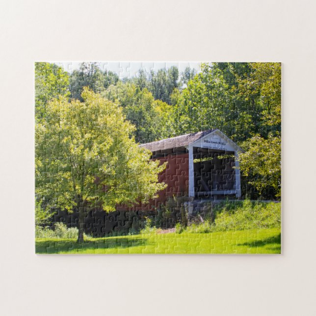 Covered Bridge Photo Jigsaw Puzzle (Horizontal)