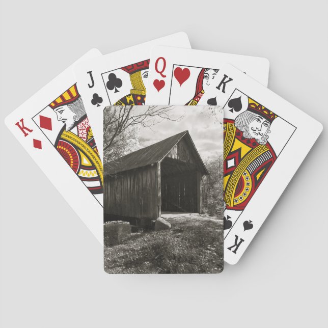 Covered Bridge Playing Cards (Back)